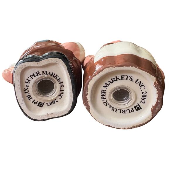Publix Pilgrim Salt & Pepper Shakers 2002 Encore Edition Thanksgiving - Picture 7 of 9